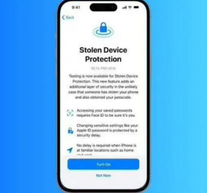 青冈苹果授权维修店分享被盗设备保护功能开启方法 