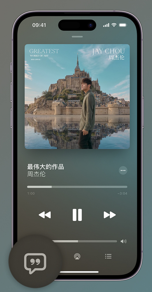 青冈iphone维修分享如何在iPhone上使用Apple Music全新唱歌功能 