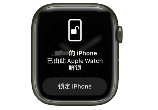 青冈苹果手机维修分享用 AppleWatch 解锁配备面容 ID 的 iPhone方法 