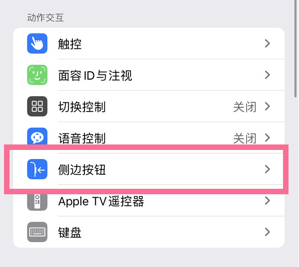 青冈苹果14维修店分享iPhone14 Plus侧键双击下载功能关闭方法 