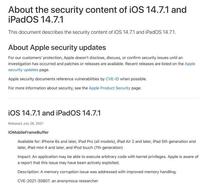 青冈苹果手机维修分享iOS 14.7.1 正式版更新内容及升级方法 